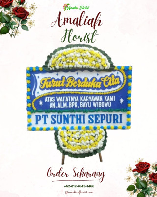 Papan Bunga Duka di Kebumen