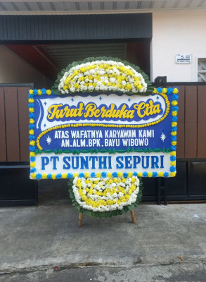 Papan Bunga Duka di Kebumen