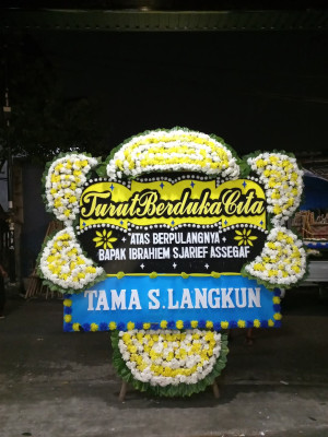 Papan Bunga Duka di Kebumen